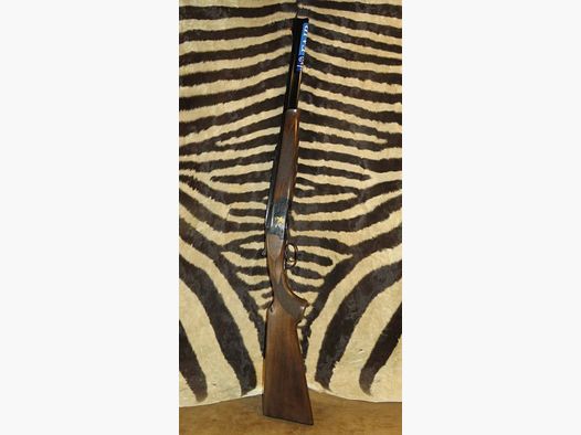 Bockdoppelflinte FAIR Premier mit schwarzem Stahl, Kal. 8X57JRS, Lauf 55 cm, Einabzug, Extractor