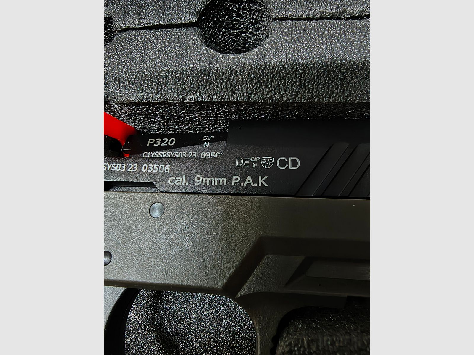 Sig Sauer P320 Schreckschusspistool OD Groen 9mm PAK 2 Magazijnen