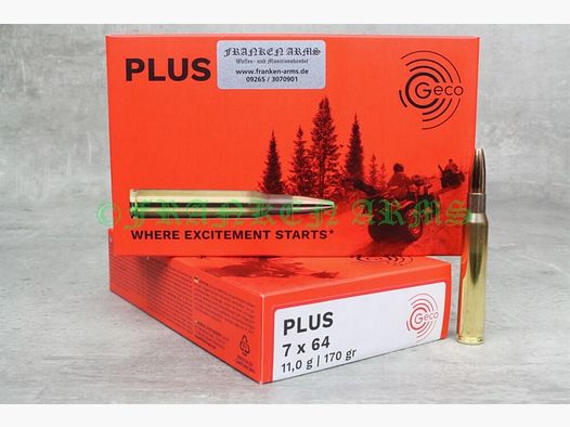 GECO Plus 7x64 170gr. 11,0g 20 Stück Staffelpreise