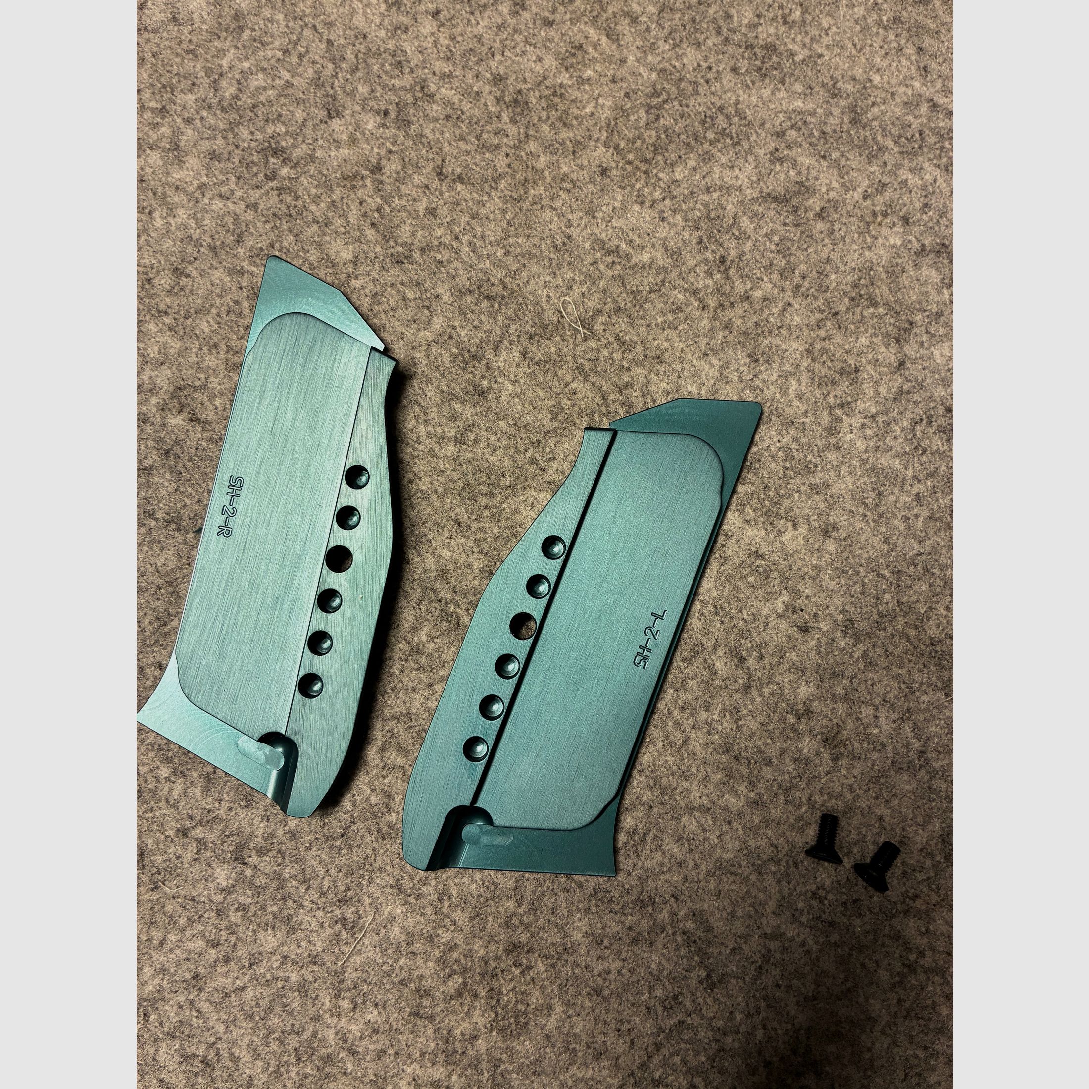 Shadow 2 Alu grips long blue