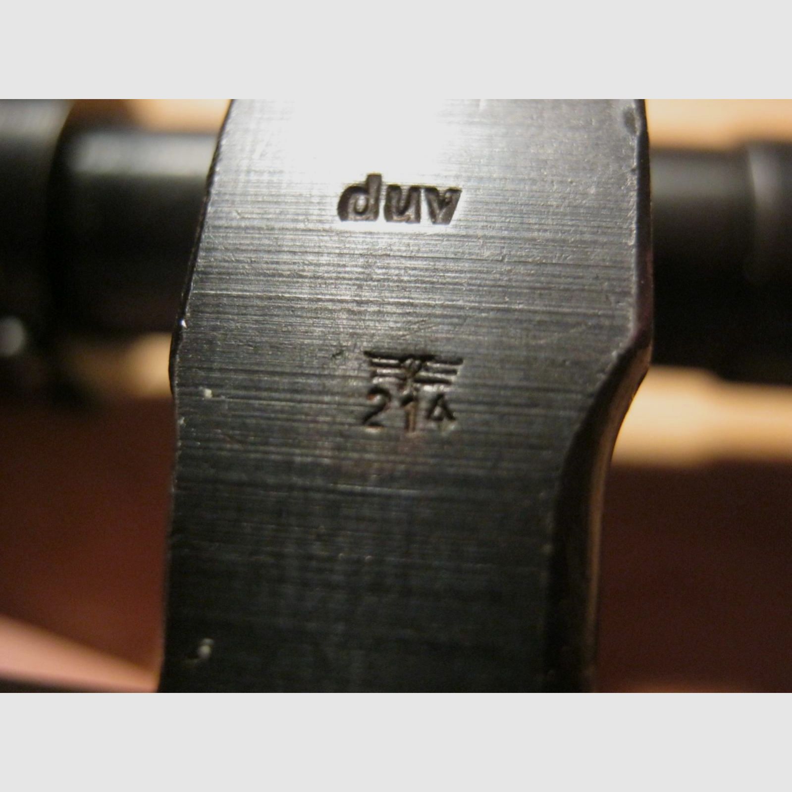 Telescopio ZF41 kov K98 Mauser de la Segunda Guerra Mundial