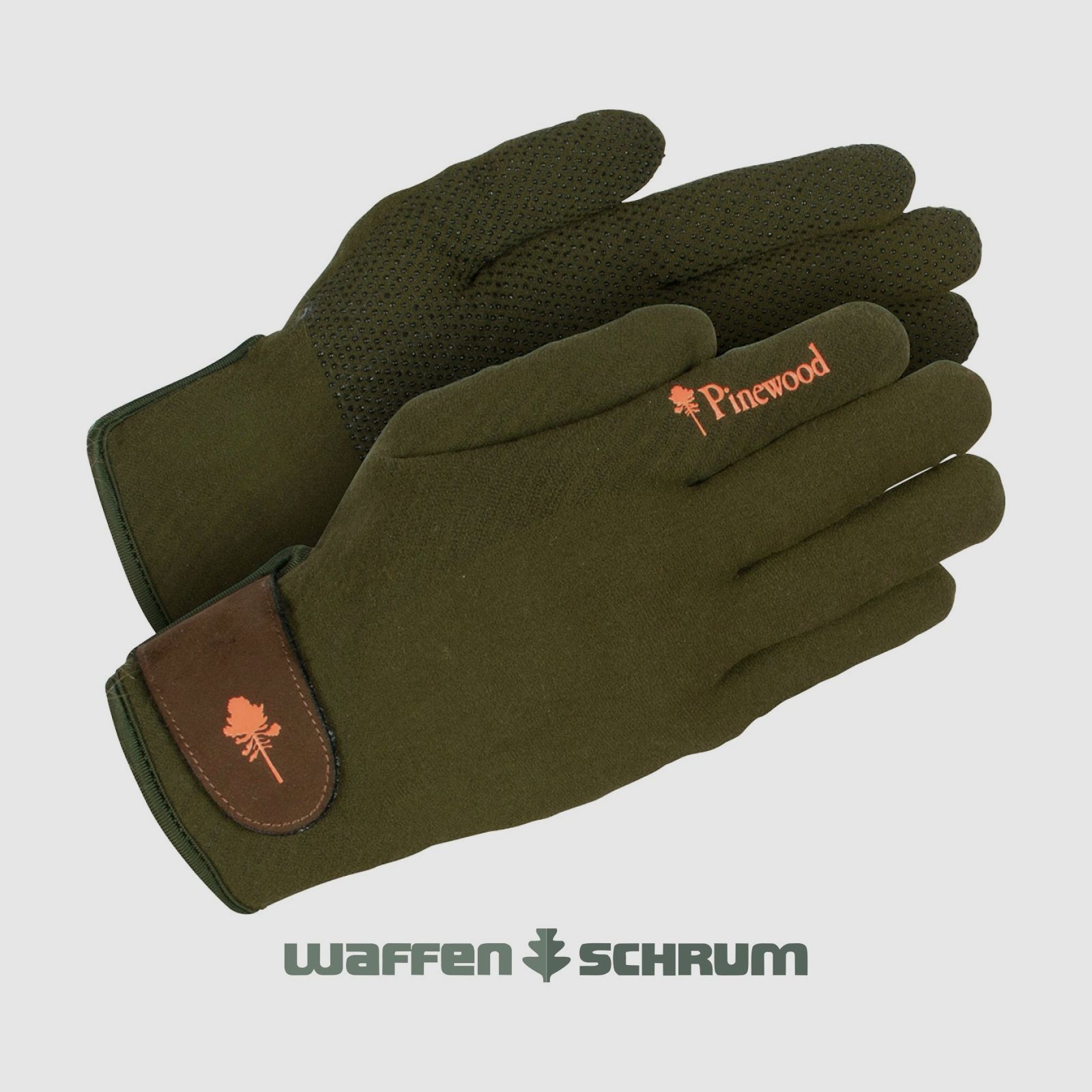 Gants Pinewood Stretch Extreme Vert mousse/Marron foncé