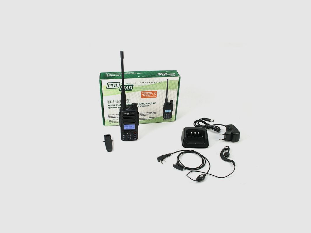 EMISORA POLMAR DB10-MKII Walkie Talkie Doppelte Band 144 / 146 VHF-430 / 440 UHF, Bild 2 von 3