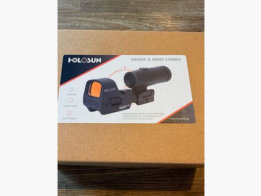 Holosun Set HS510C + HM3X Magnifier + Schutzkoffer