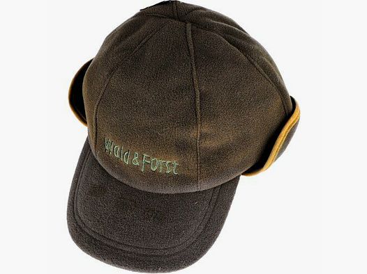 Wald & Forst Fleece-Basecap Winter oliv 58