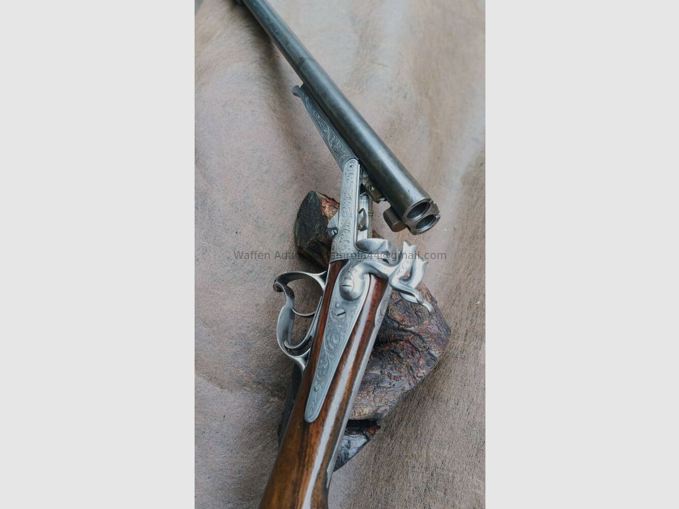 Lefaucheux - Escopeta de dama belga con cierre en T