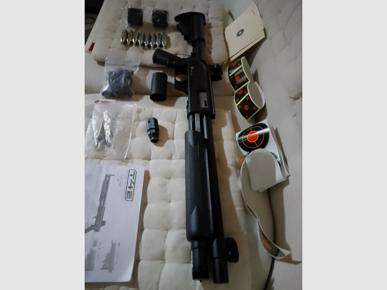  Walther T4E SG68 Shotgun co2 Druckluftgewehr Pumpgun Ram Home Defense Gewehr cal .68 Paintball Makierer + Export kit