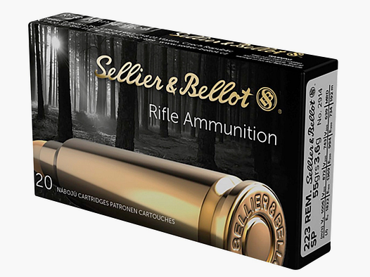S&B .223Rem SP-S 55grs/3,6g