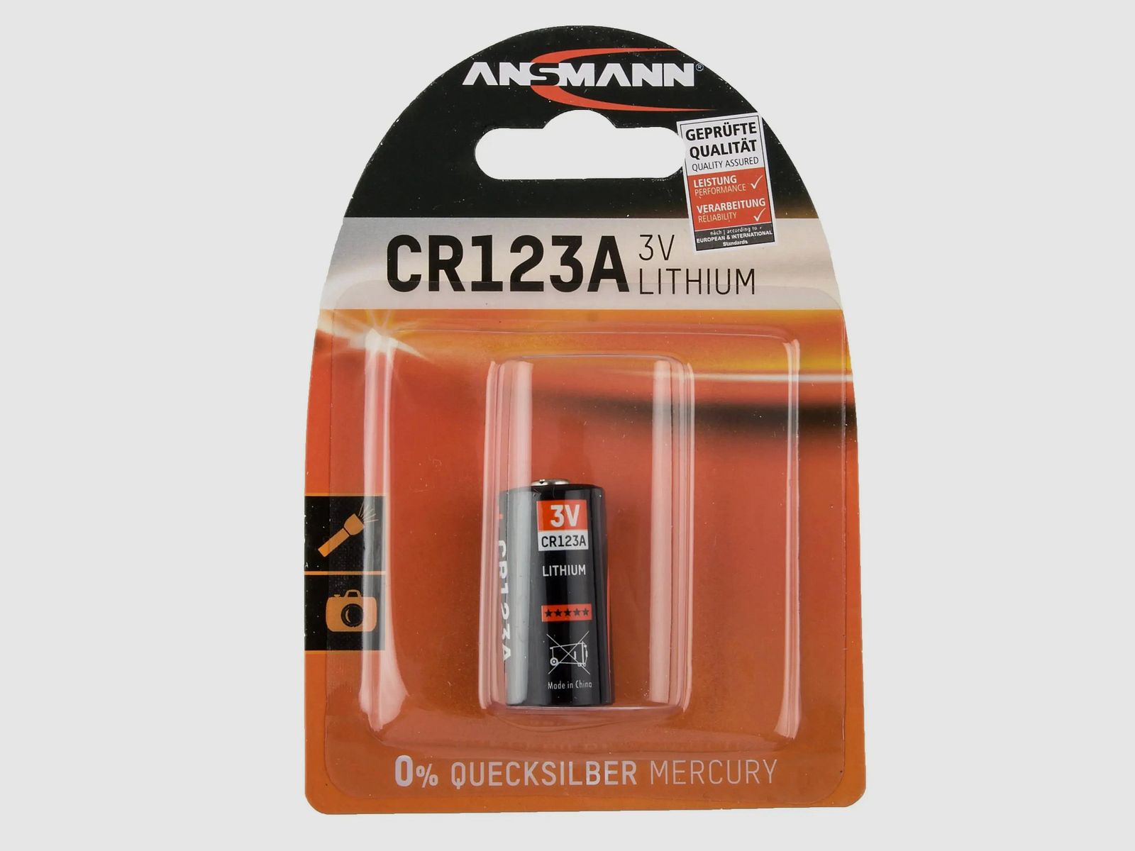 Ansmann Ansmann Lithium Foto Batterie CR123A