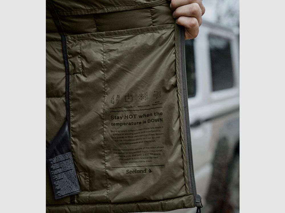 Seeland Fahrenheit Ultimo chaqueta de plumón Grape leaf chaquetas de forro polar para hombre, imagen 3 de 3