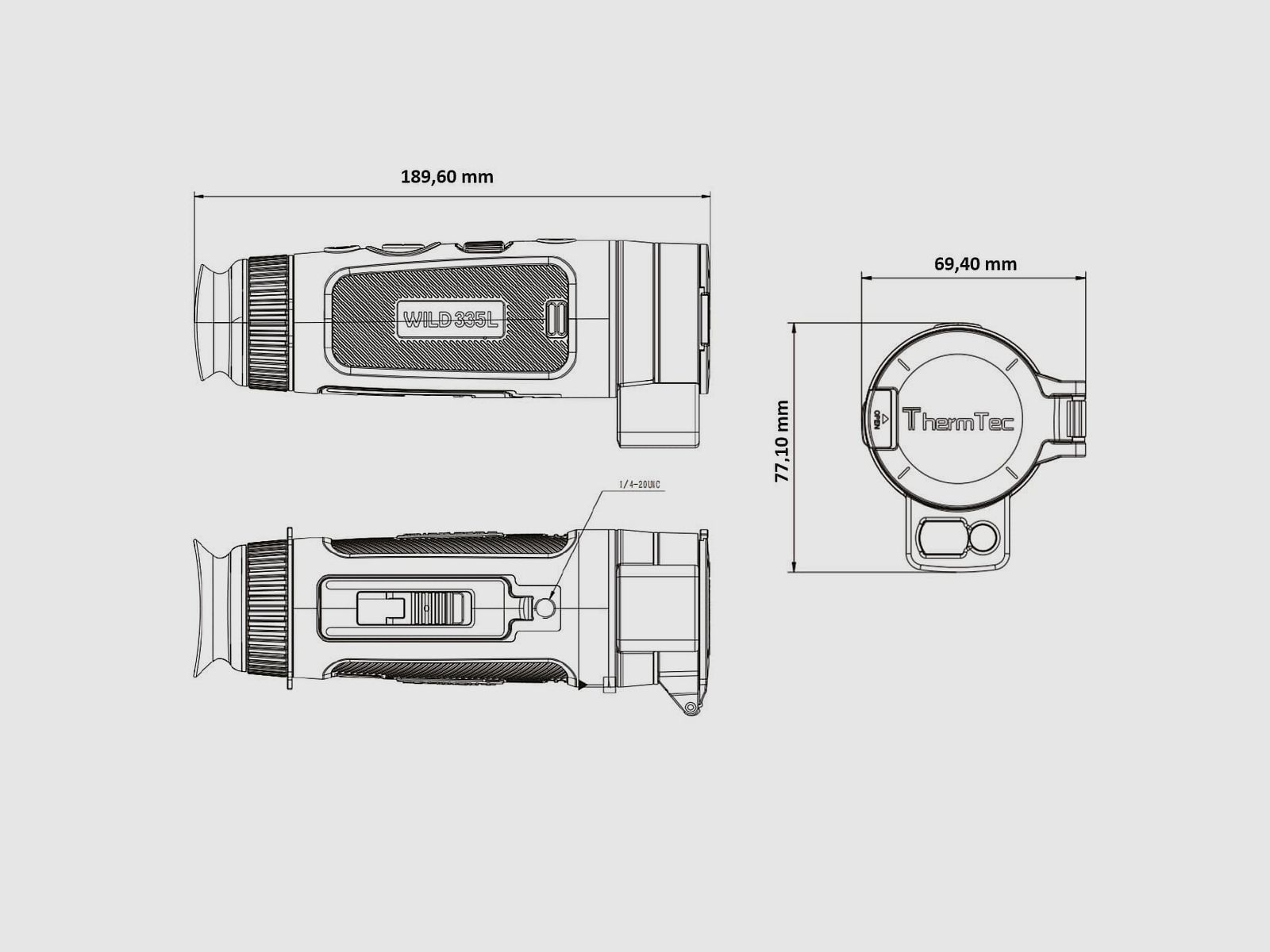 ThermTec Wild 335L LRF Wärmebildkamera