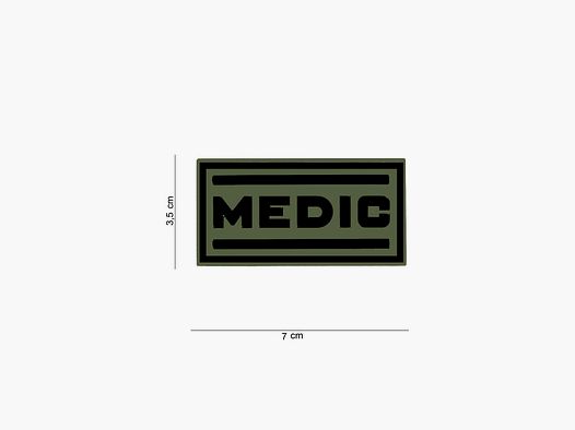 101 INC PATCH "MEDIC" PVC VERDE