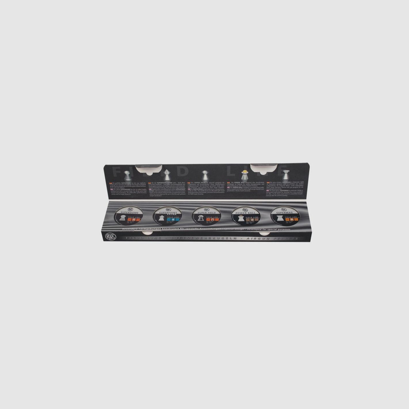 Pallini cal. 4,50 Rws field Kit 1000 pz assortiti, immagine 2 di 3