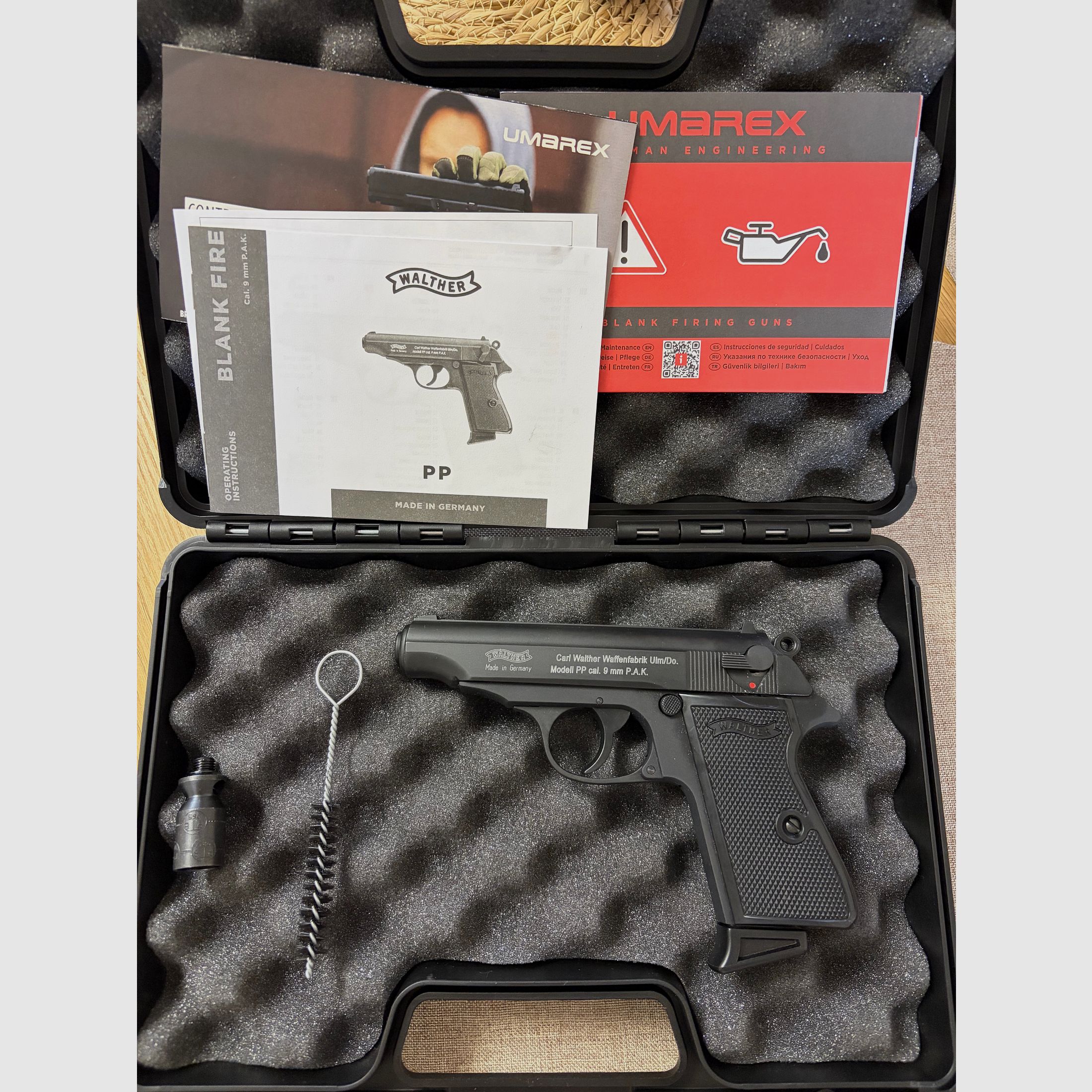 Walther PP P.A.K blank firing gun in top condition