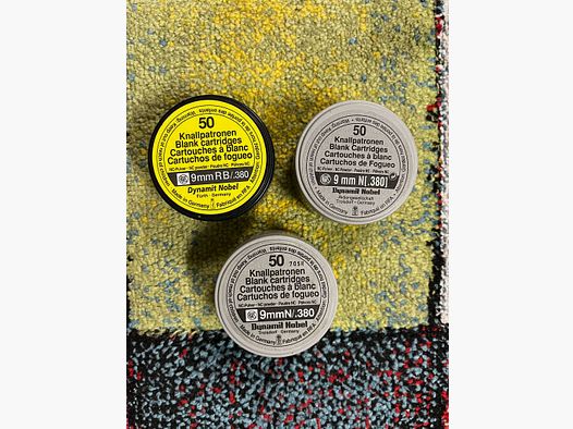 9mm RK plaatsmunitie RWS / Dynamit Nobel - Verzamelaars