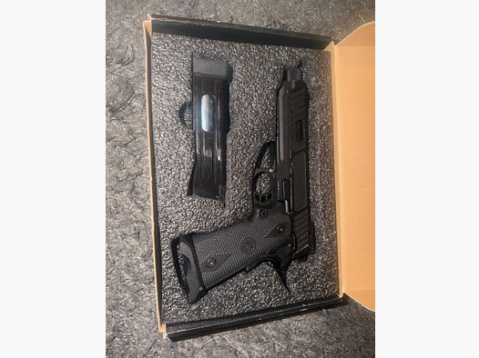 KLI Hi-Capa 5.1 Kiki Mora Vollmetall CO2BB 6mm BB Blackout Editie