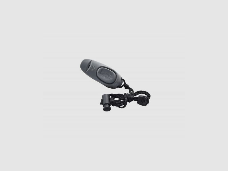 Hunter Clicker 2in1 mit Umhängeband Kunststoff Grau
