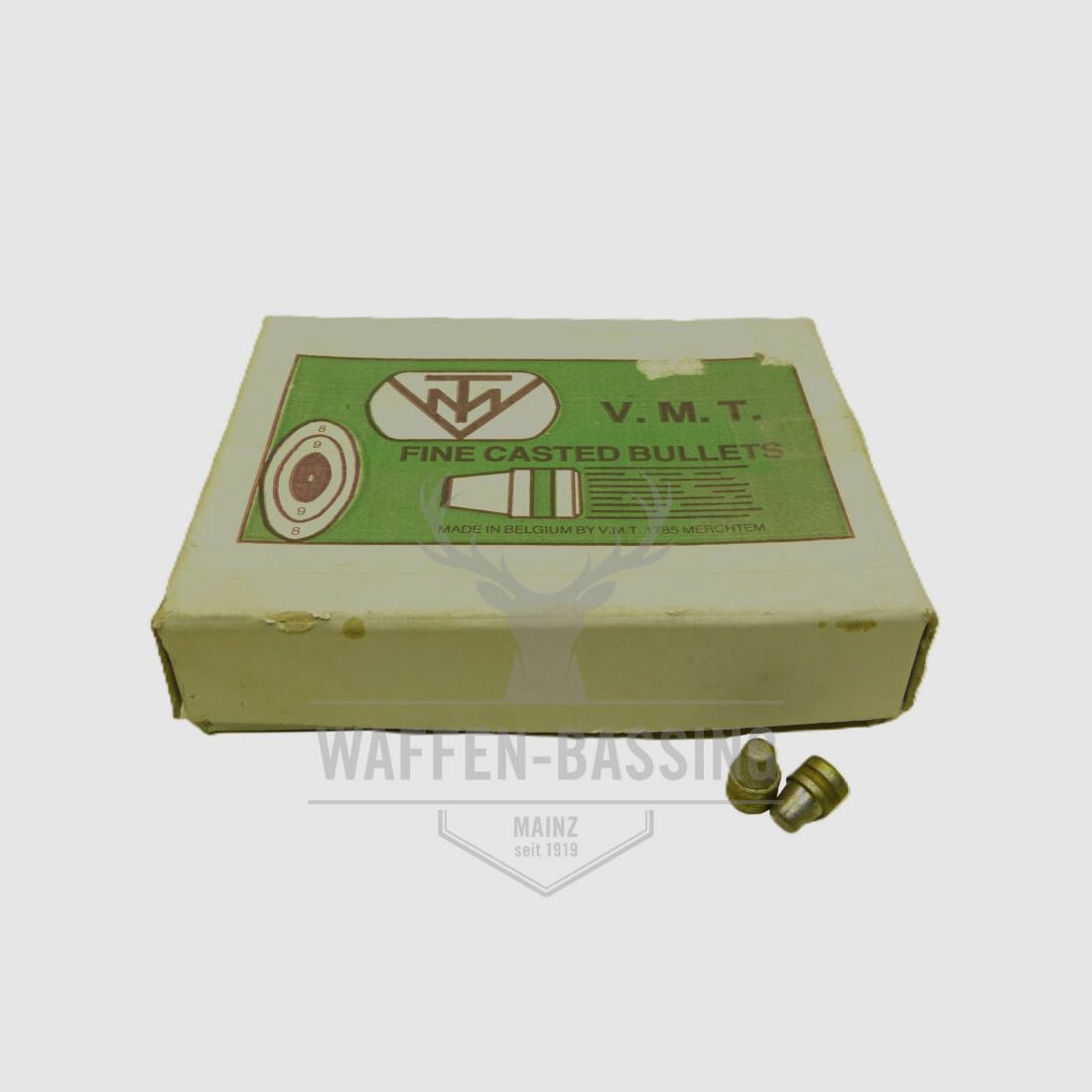 V.M.T. Semi-Wadcutter Bleigschosse mit Fettrille, Kal. .45ACP (.452), 185 grain