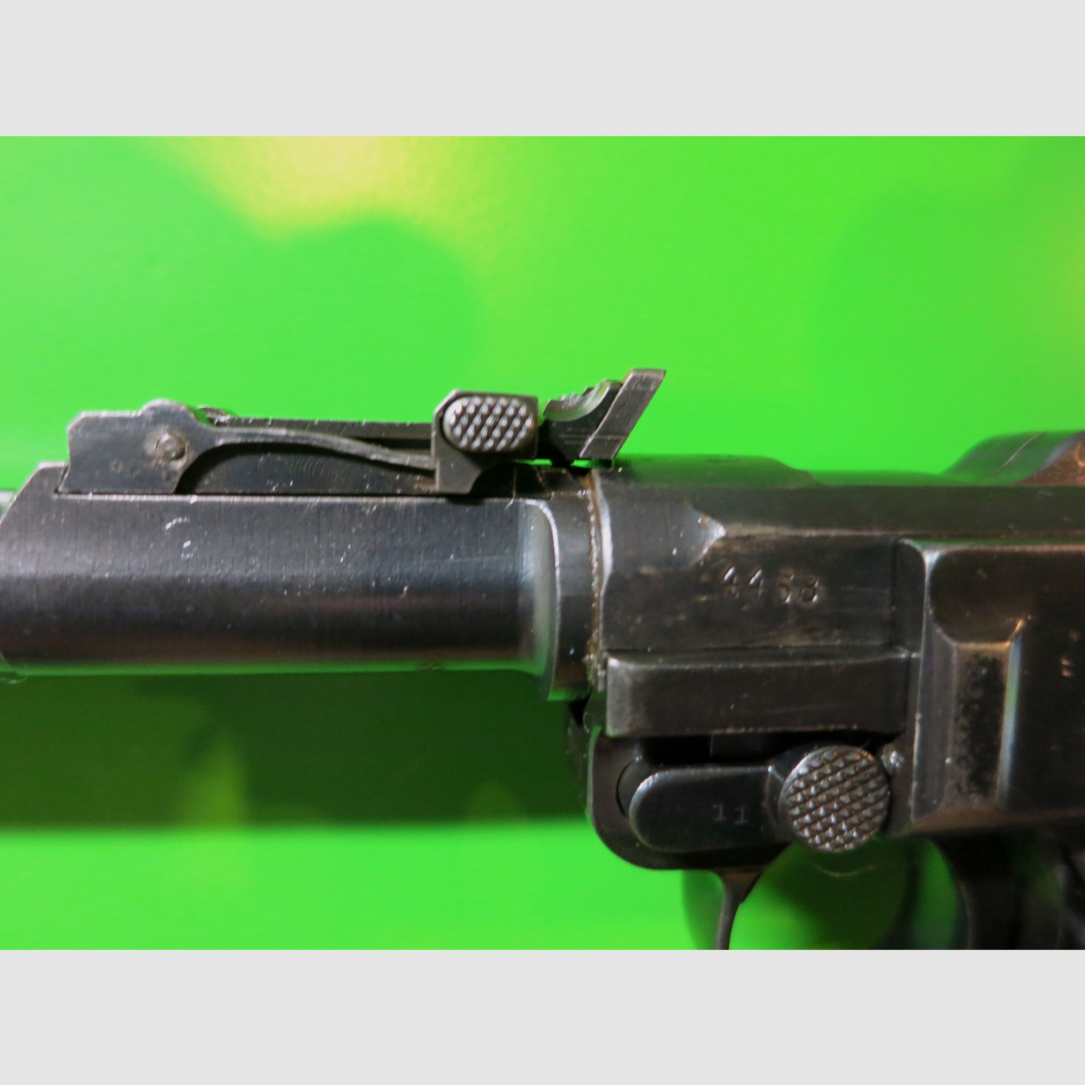 Deutsche Waffen- und Munitionsfabriken (DWM) 1918 , lange Pistole 08 P08, Ari P08 (Artillerie), 9 mm Luger     #48