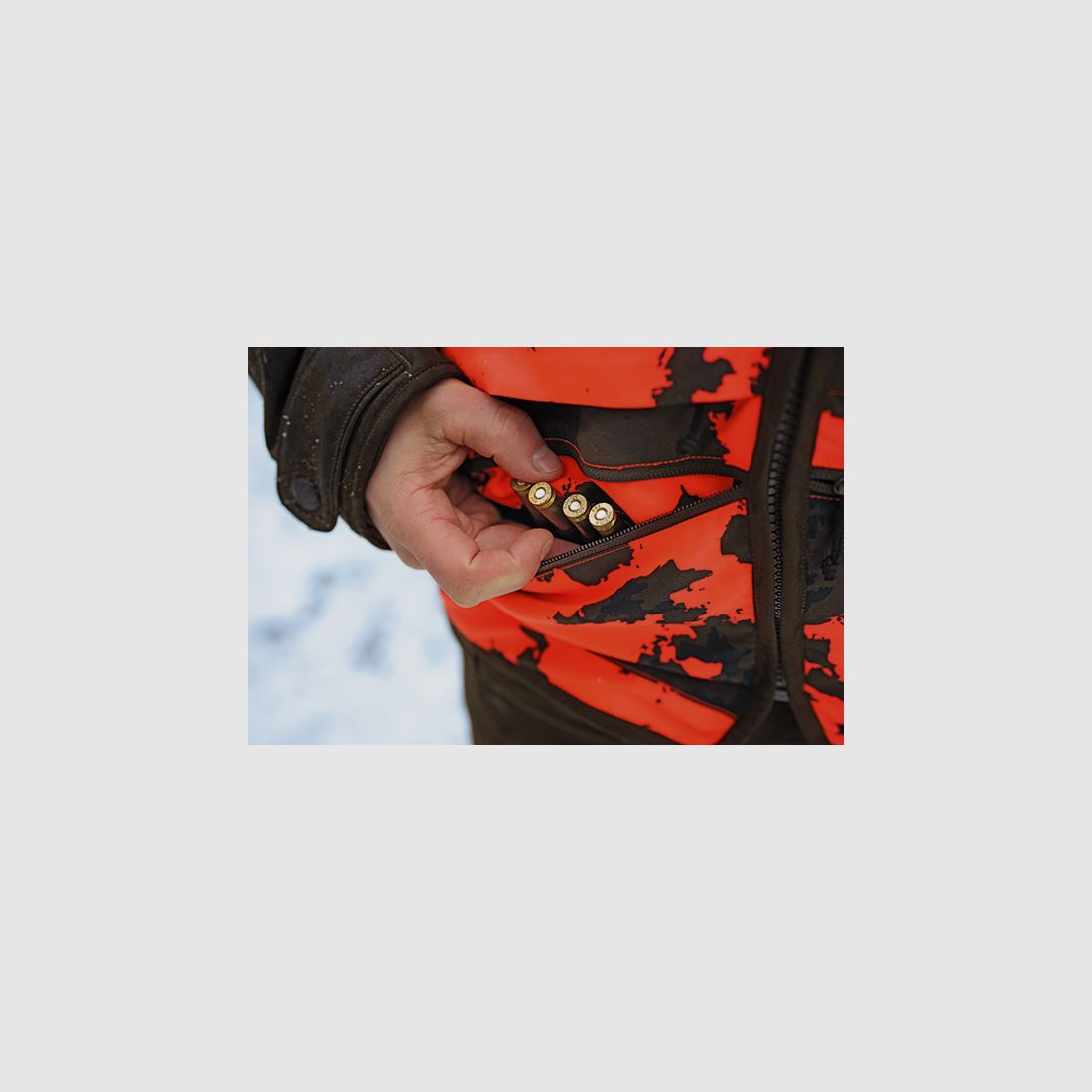 Blaser Weste Ken, Blaze-Orange-Tarnmuster, Bild 2 von 4