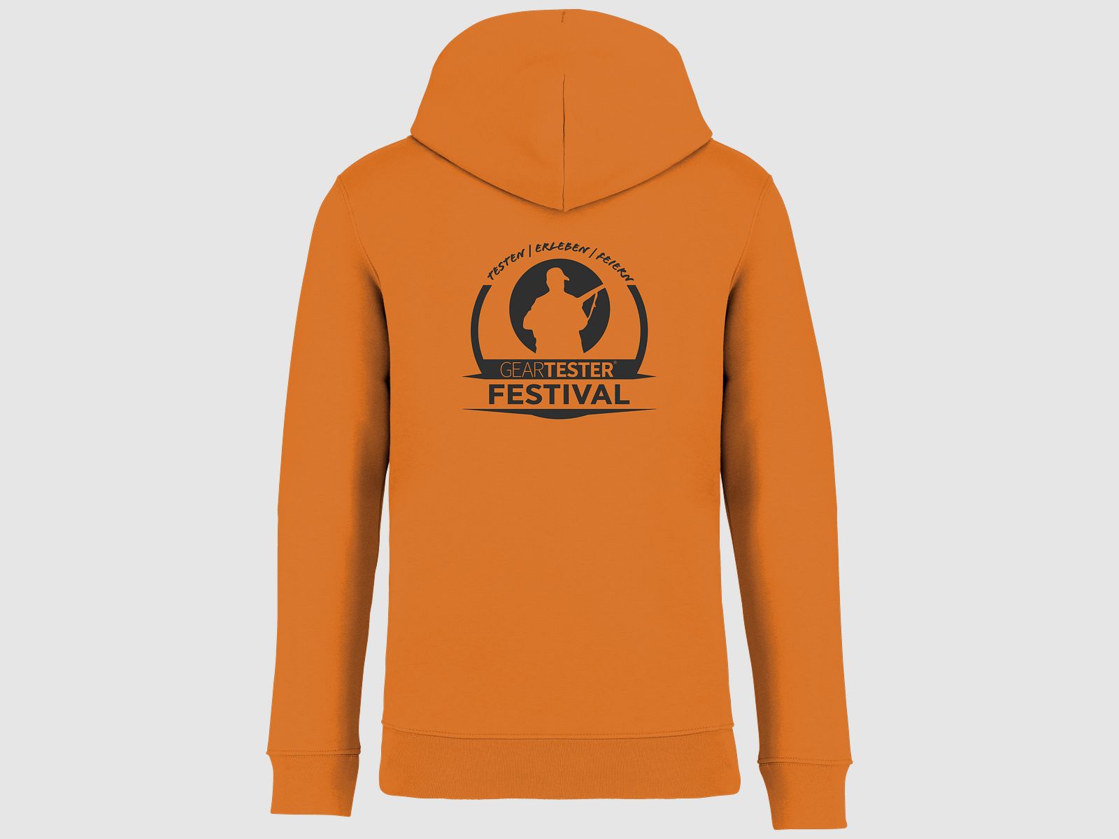 Geartester Festival Bio Hoodie, kleines Logo