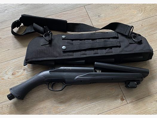 Home Defense Shotgun HDS 68 mit Doppellauf T4E Flinte mit Tasche 