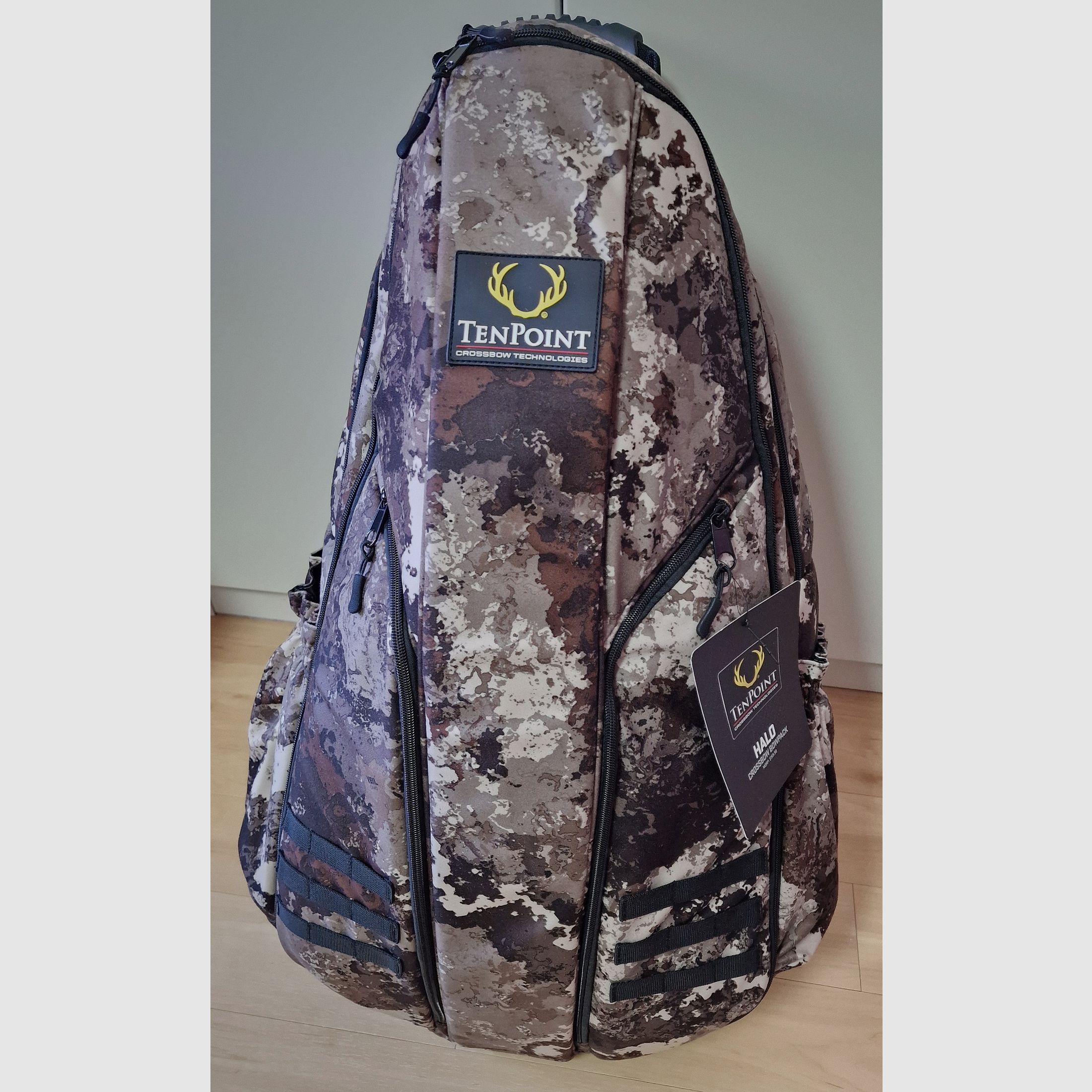 Tenpoint Havoc RS440 Grafito incluido mochila para arco de ballesta Halo HCS-20120 y 6 piezas de 16'' EVO-X Center Punch Premium flechas con Alpha-Nocks