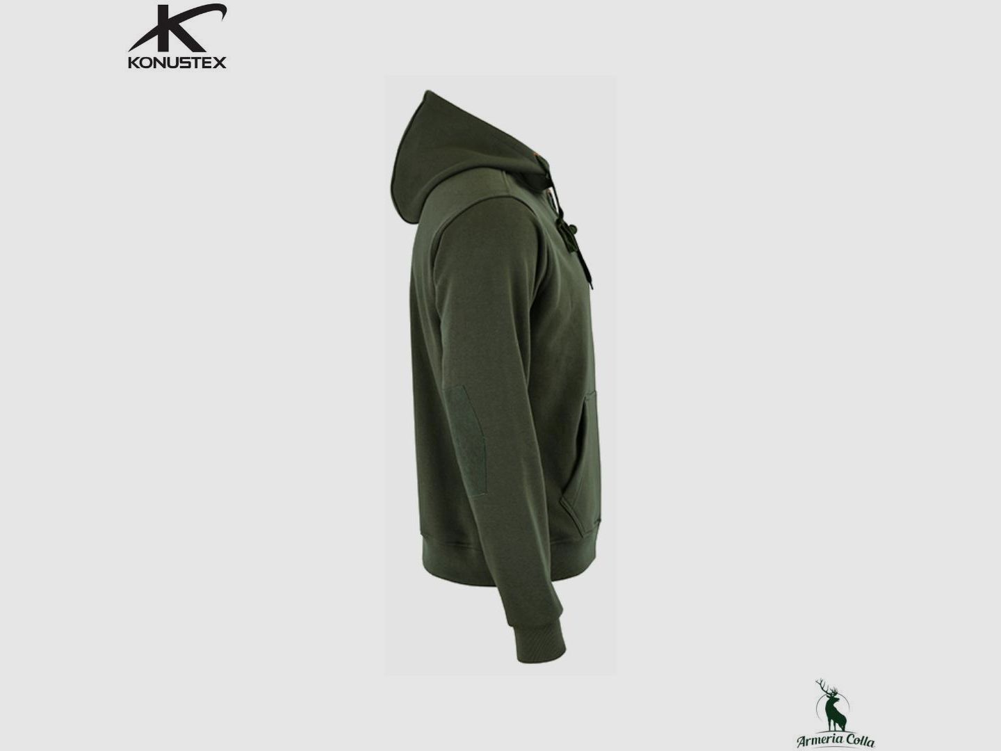Konustex Sweatshirt mod. Lyseo Farbe Orange, Bild 3 von 3