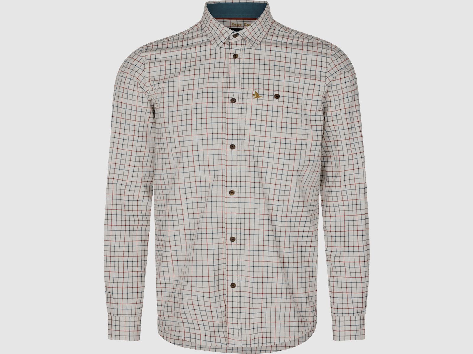 Seeland Oxford Shooting Shirt Men Grape Leaf/Terracotta Check S