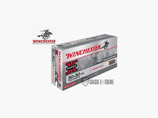 20 Munitions WINCHESTER cal 30-30 Win 150gr Power Point