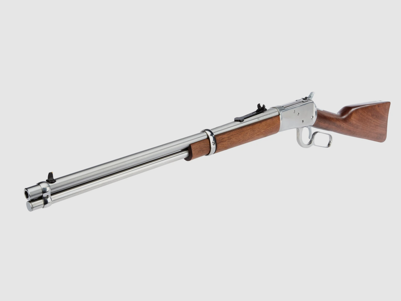Rossi Puma Classic Stainless Steel hefboomgeweer, 20"-loop, kaliber .38 SPL / .357 MAG, afbeelding 3 van 4