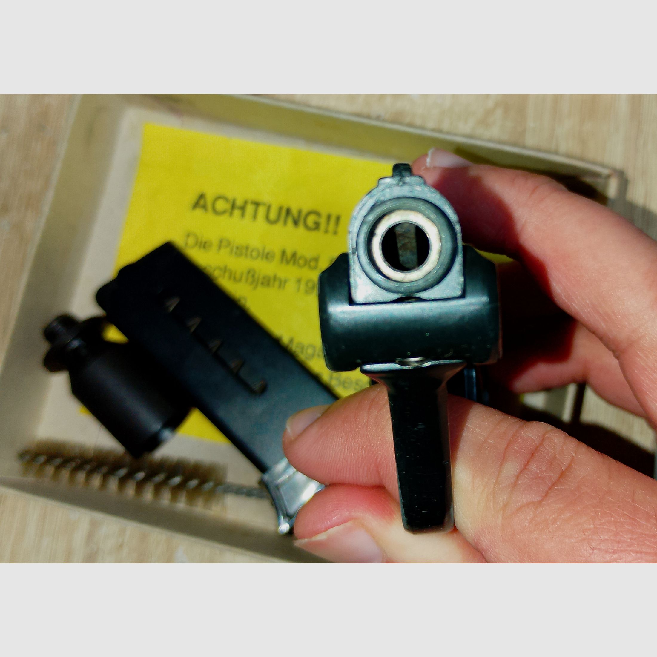 HS Mod.5 Kal. 8 mm Knall/ PTB 100/2 von 1983!