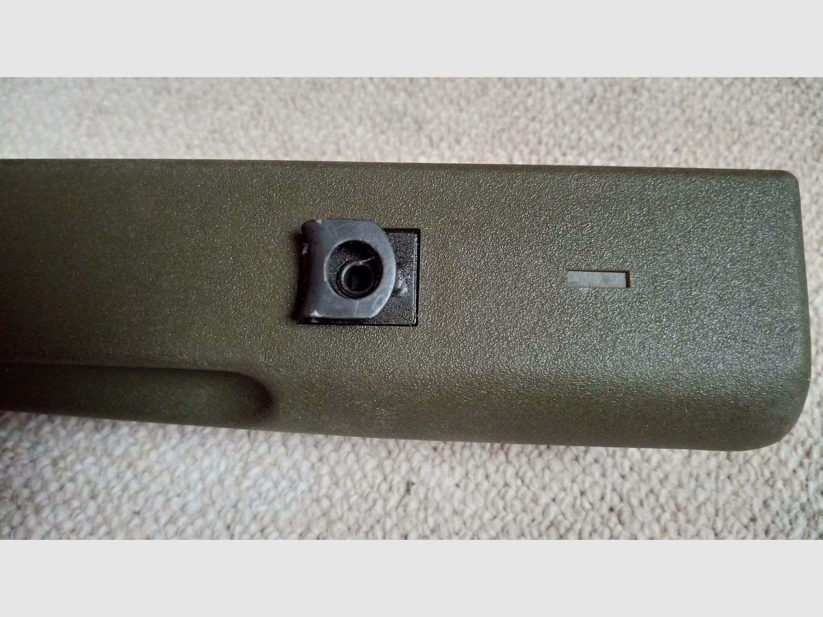 Seltener Original Trapezhandschutz für Zweibein und Griff Oliv-Grün ganzes Set für H&K G3A4 / G3 OD-green Wide Handguard + Grip
