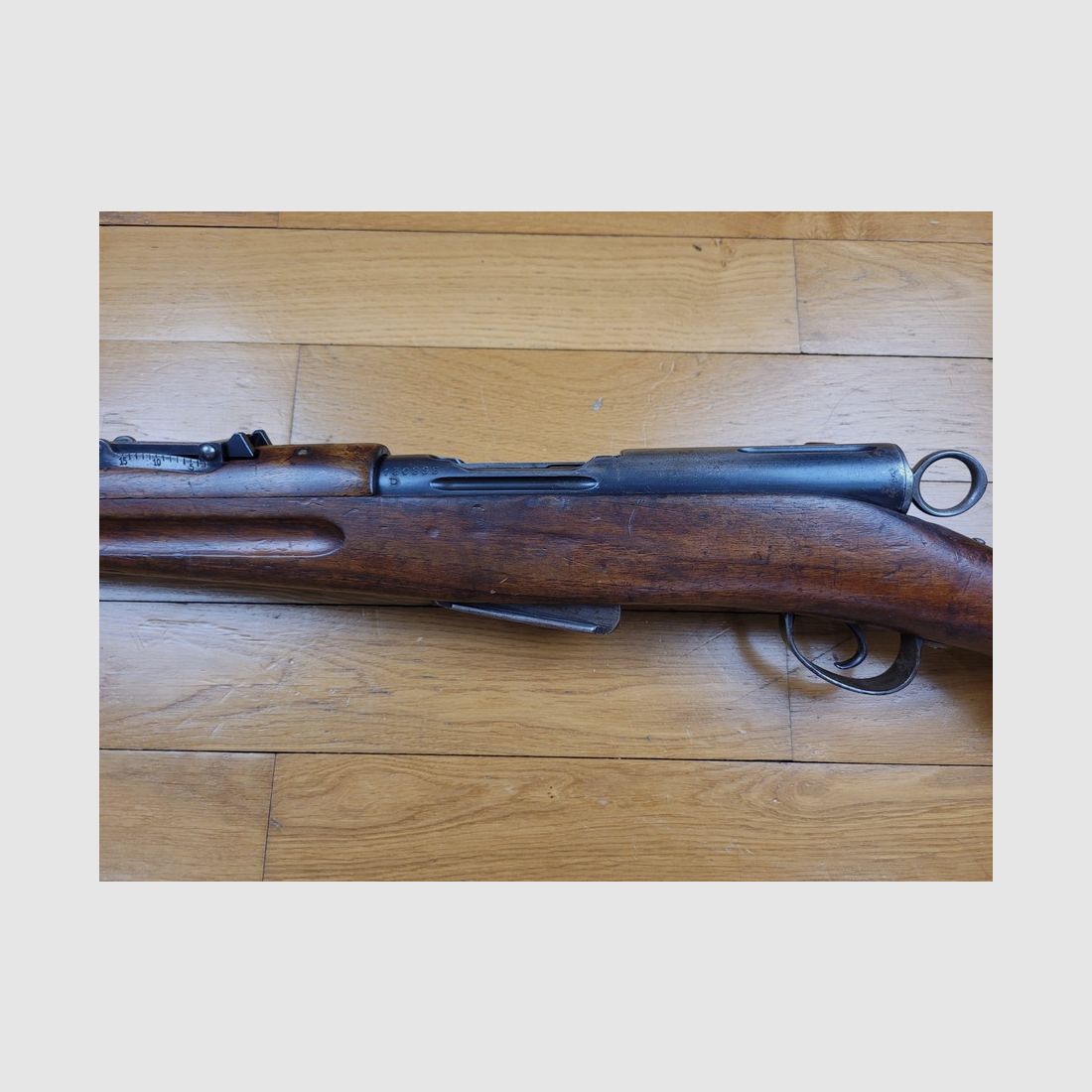 Swiss rifle K11 – straight pull bolt Schmidt – original caliber – mono serial number – TBE-, image 9 of 19