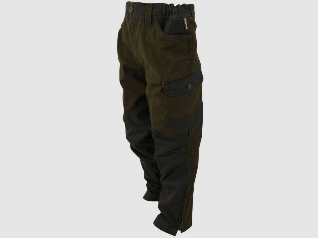 Kinder Jagdhose khaki aus wasserabweisendem Polyester-Baumwoll-Mix, Bild 3 von 16