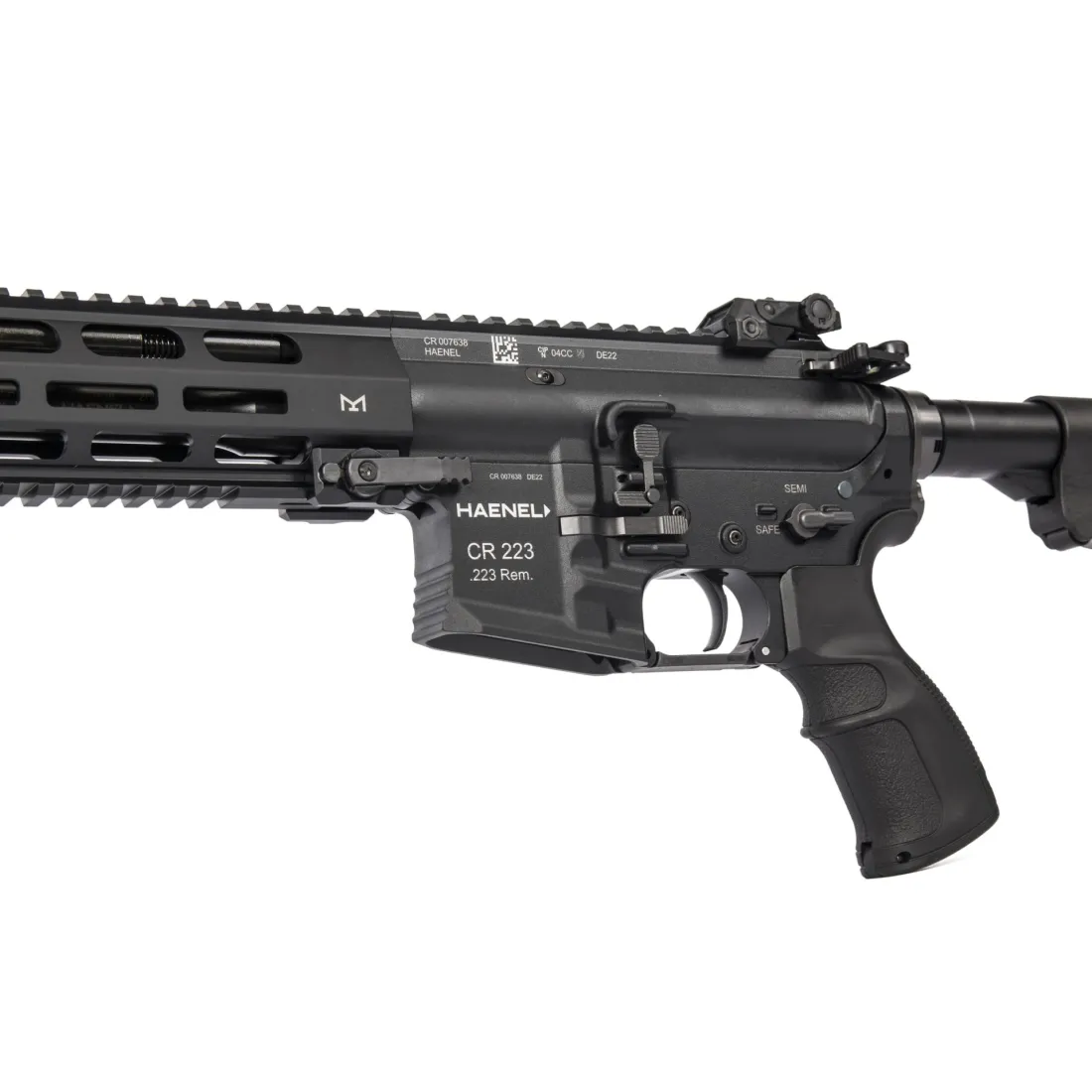 Haenel CR223 10,5" M-LOK Short carabina - cal. .223REM - Negro, imagen 4 de 9