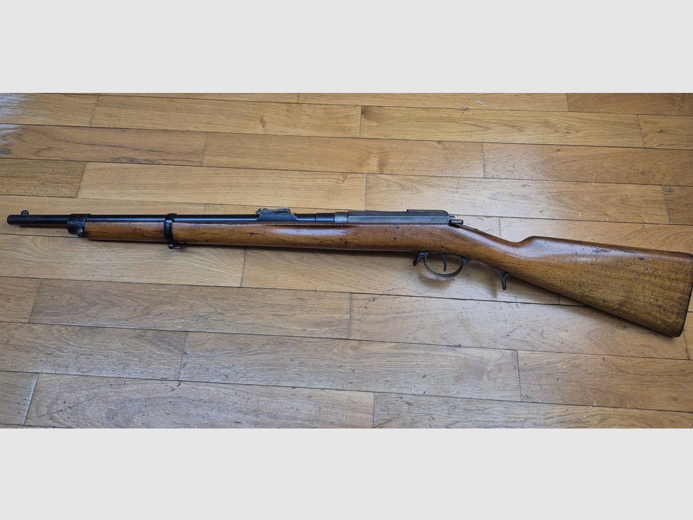 Rarissime Kropatschek Repetierbüchse Modell 1881 – « Extra-Korps » – Gendarmerie oder Grenzwache Ungarns und der k.u.k. Bosnien-Herzegowina – Kaliber 11.15x42R oder 11×58 – Vollständig einheitlich nummeriert – Sehr schöner Lauf und Mechanik – Weniger als 12.500 Exemplare und sehr seltene Waffe der Kropatschek-Galaxie – Außergewöhnliches Sammlerstück – TBE++, Bild 1 von 50