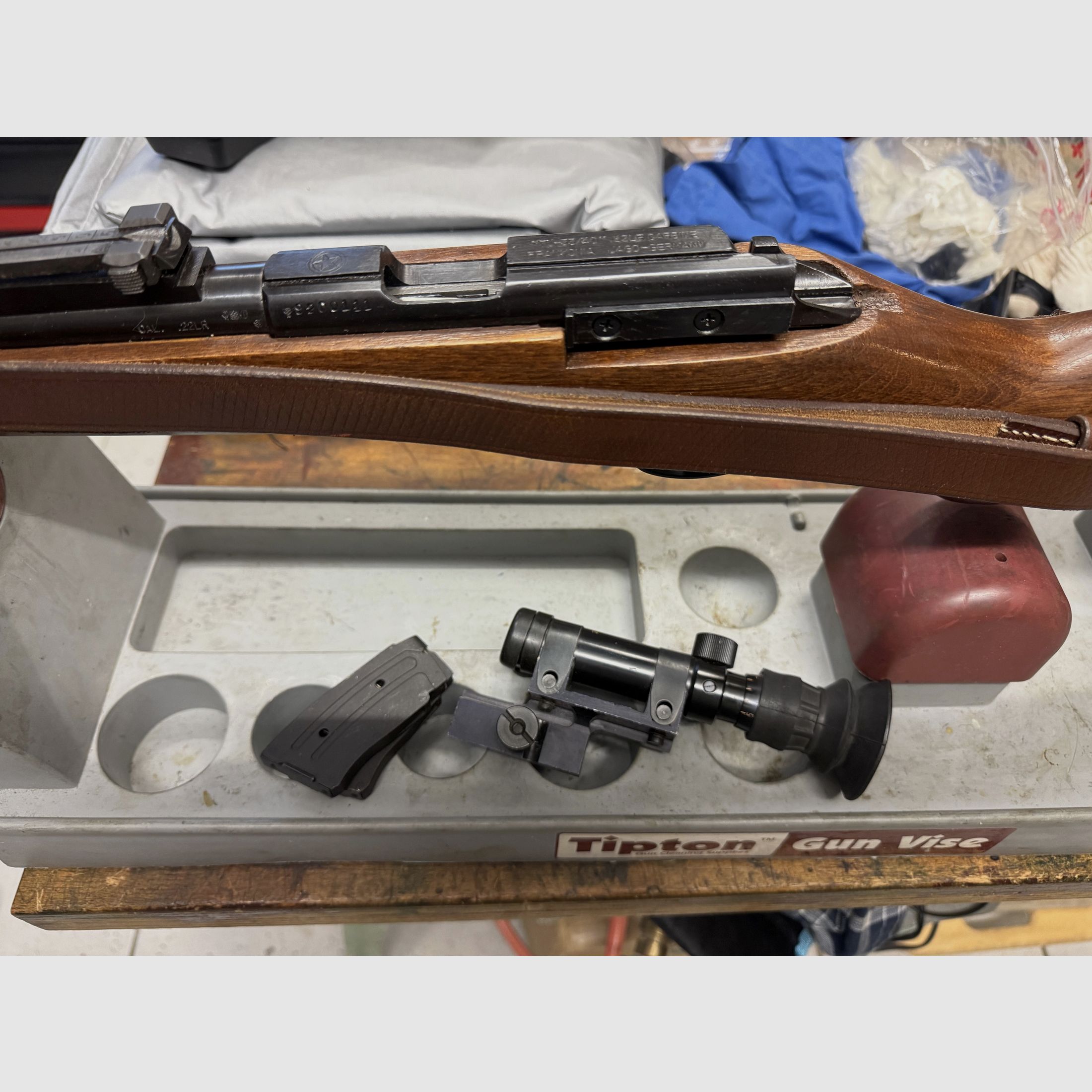 K98 Sniper Wehrsportgewehr replica in .22lfB met accessoires