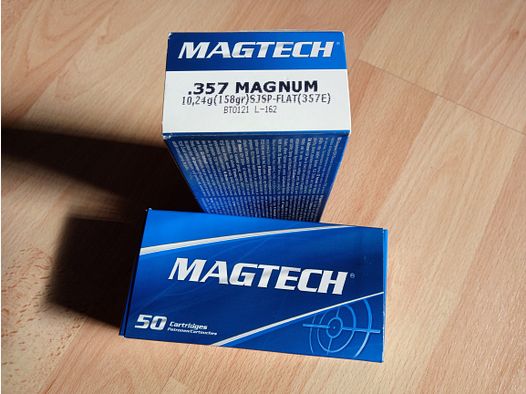 2x Magtech .357Mag vlak SJSP 10,24g (158grs)