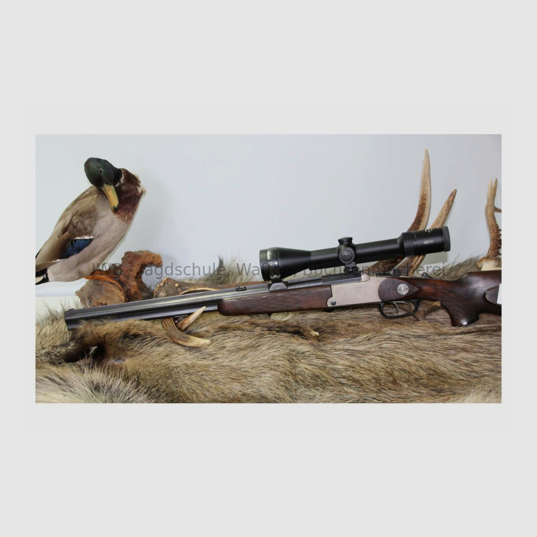 Blaser 700 with Meopta R2 and insert barrel caliber .222 Rem. - mountain rifle 7x65R; 16/70
