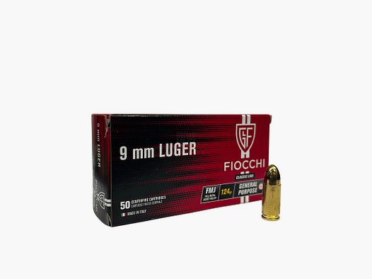 Amunicja Fiocchi 9x19 FMJ 8g