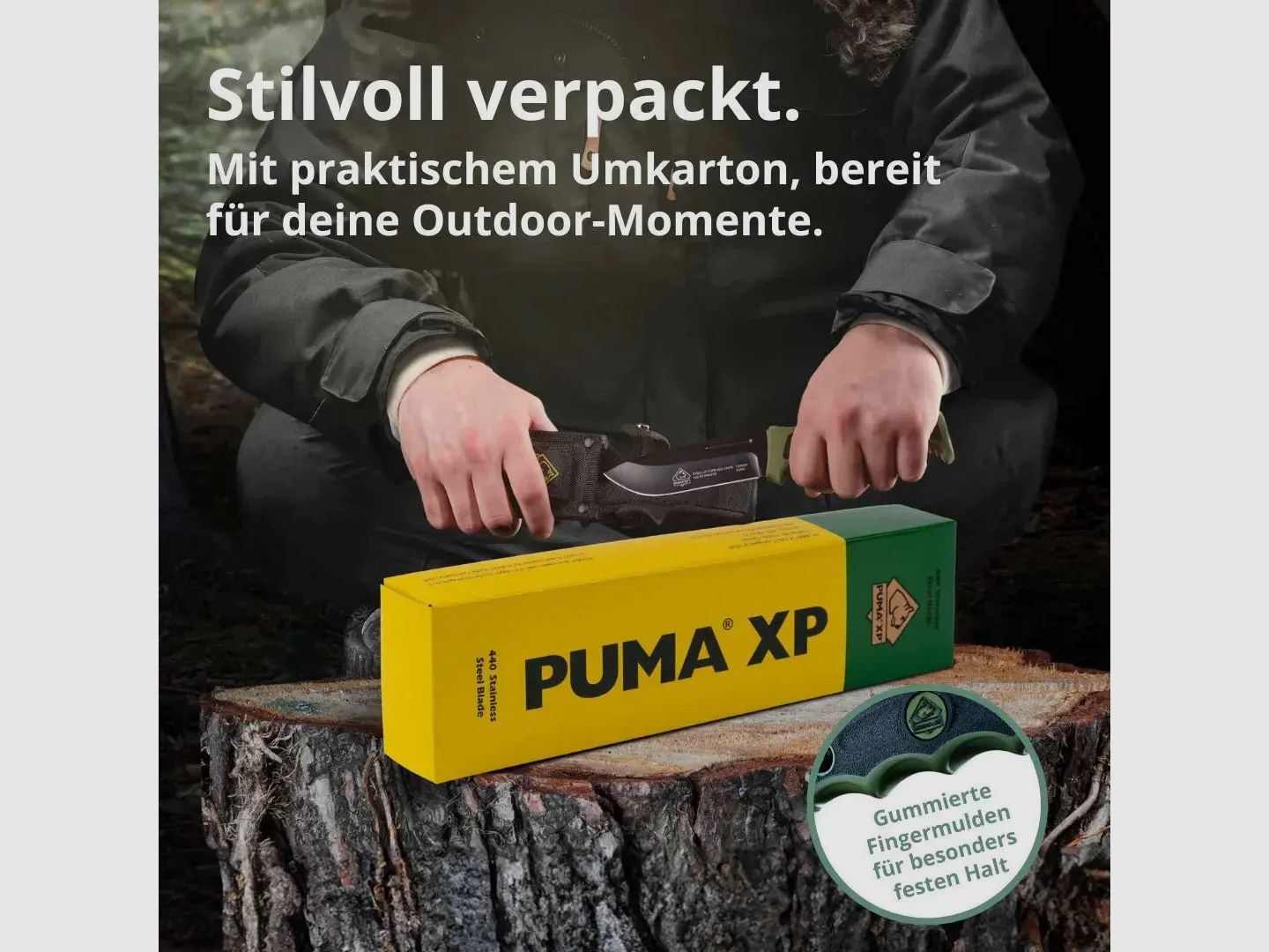 PUMA XP forever survival knife mit Feuerstarter