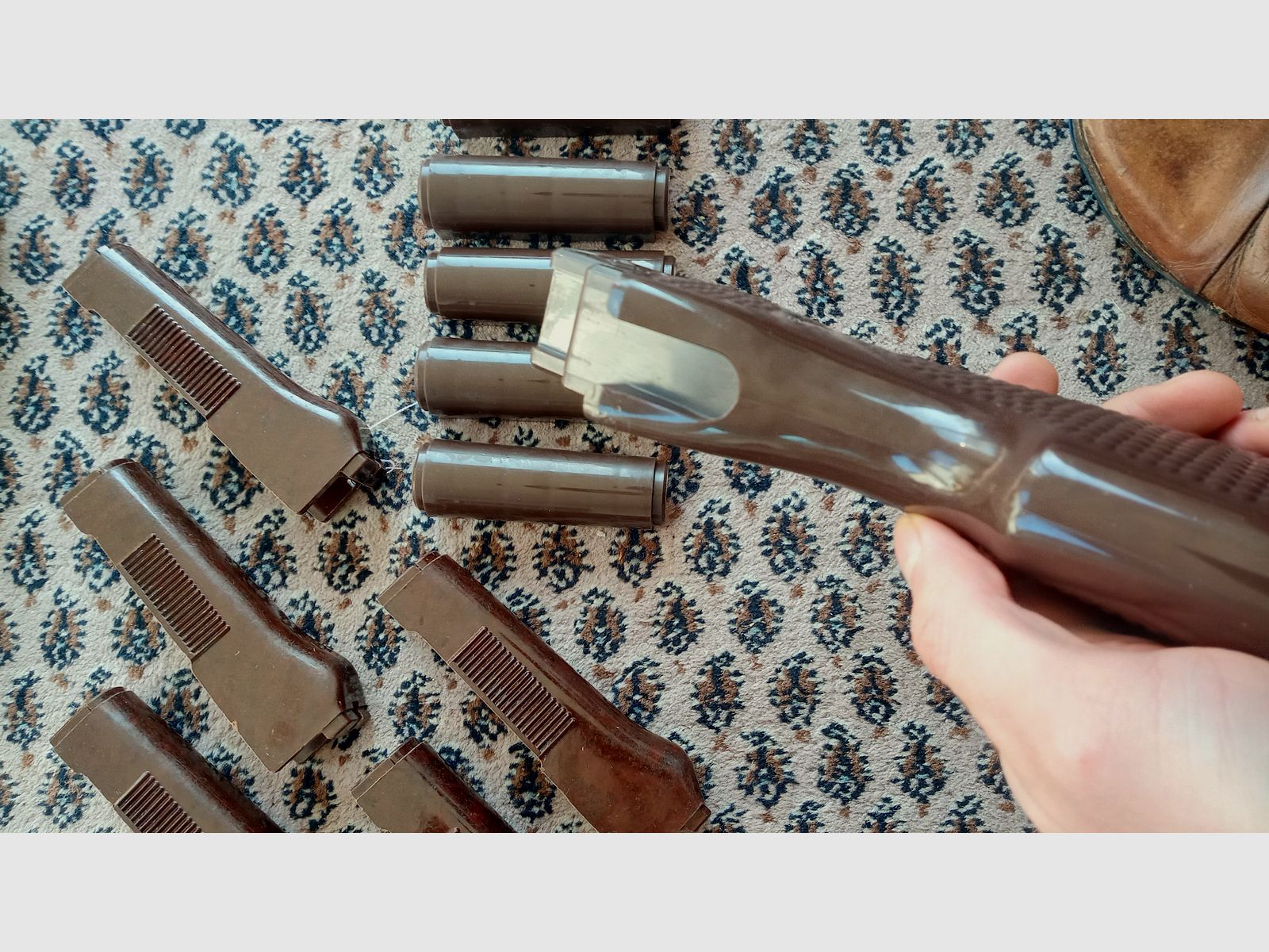 Original DDR Bakelit & Plaste  / Handschutz / Griff / Schaft  // AK / AKM / MPi-74 / MPi-Km-72 / NVA