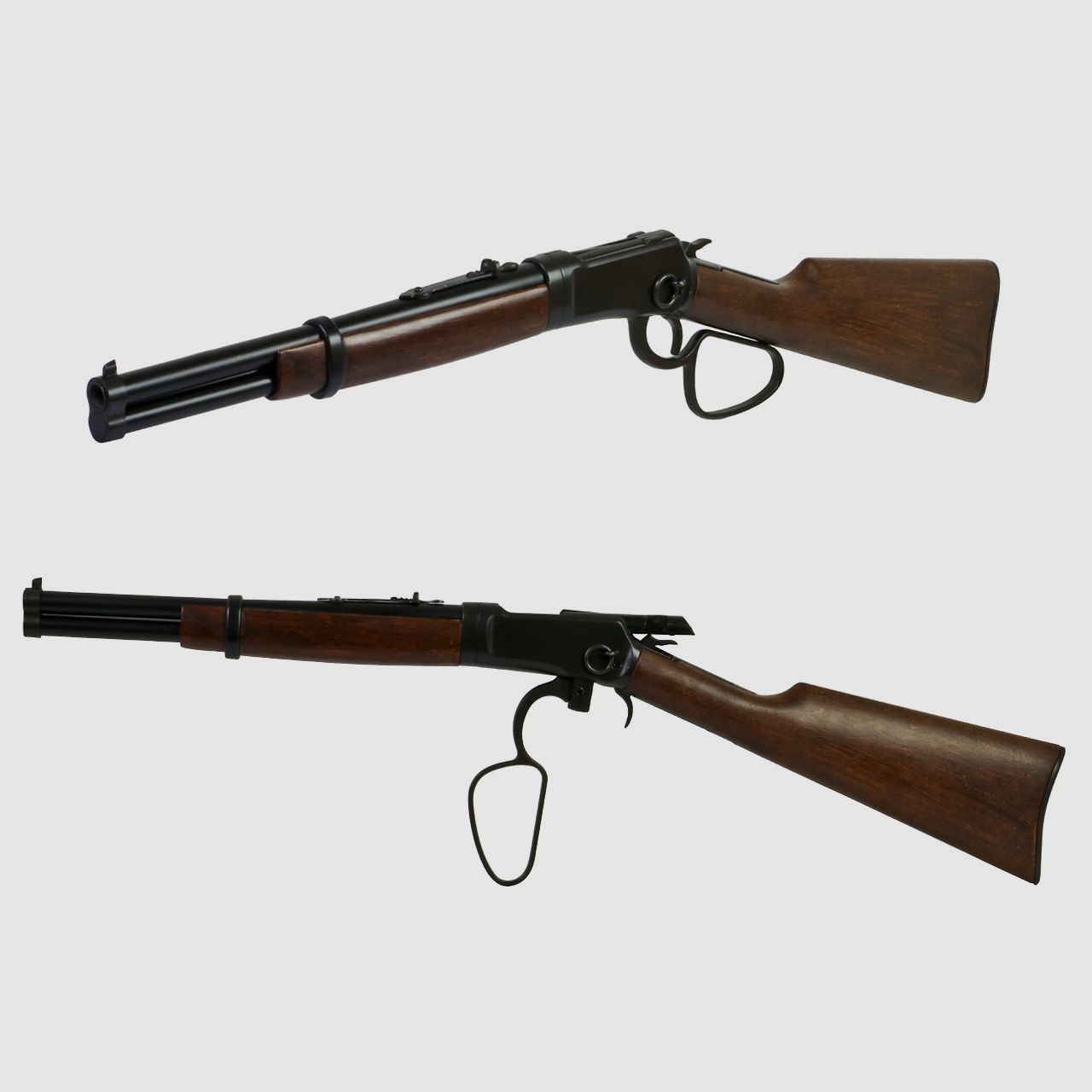 Deko Westerngewehr Kolser Winchester 92 Carbine USA 1892 32 Zoll realistisches Repetieren mit HĂĽlsenauswurf LĂ¤nge 82 cm schwarz