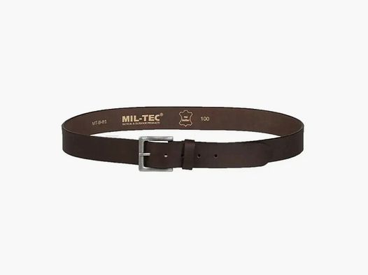 Mil-Tec Mil-Tec Hosengürtel Nappa-Leder - Schwarz / 90