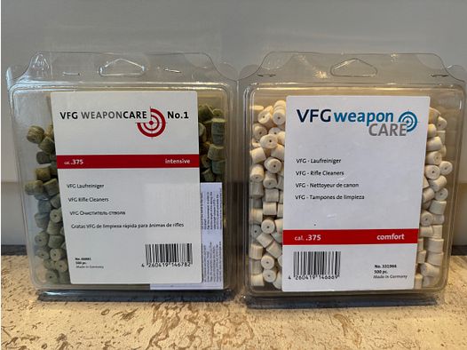 VFG felt barrel cleaner .375 (Intensive and Comfort) nearly 1000 pieces