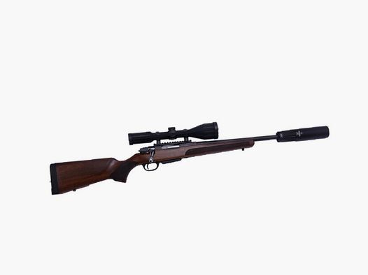 Brenner BR20 LL=47cm - Komplettpaket - Meopta MeoSport R 3-15x50 - Inca Air Schalldämpfer