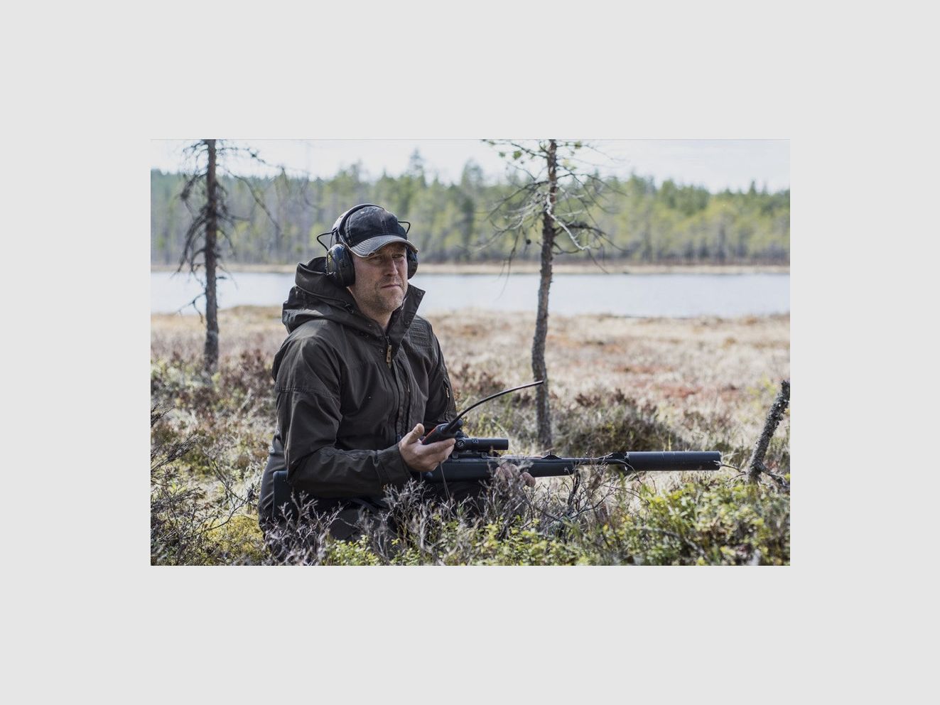 Peltor Protac Hunter headset - hoofdband - groen, afbeelding 4 van 5