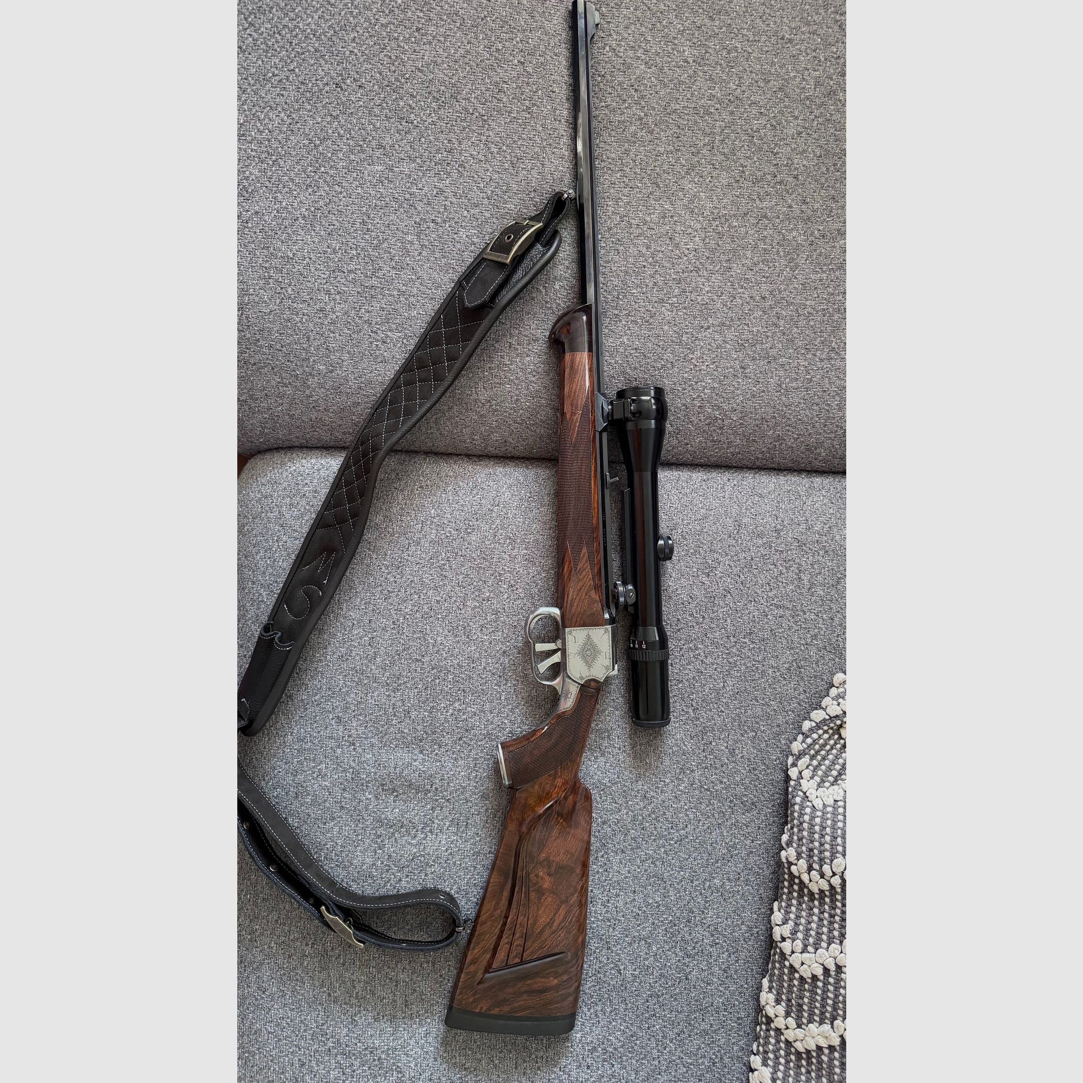 Fucile da caccia esclusivo di Furtschegger (Kufstein) – rara carabina sorella in calibro 6,5x65R