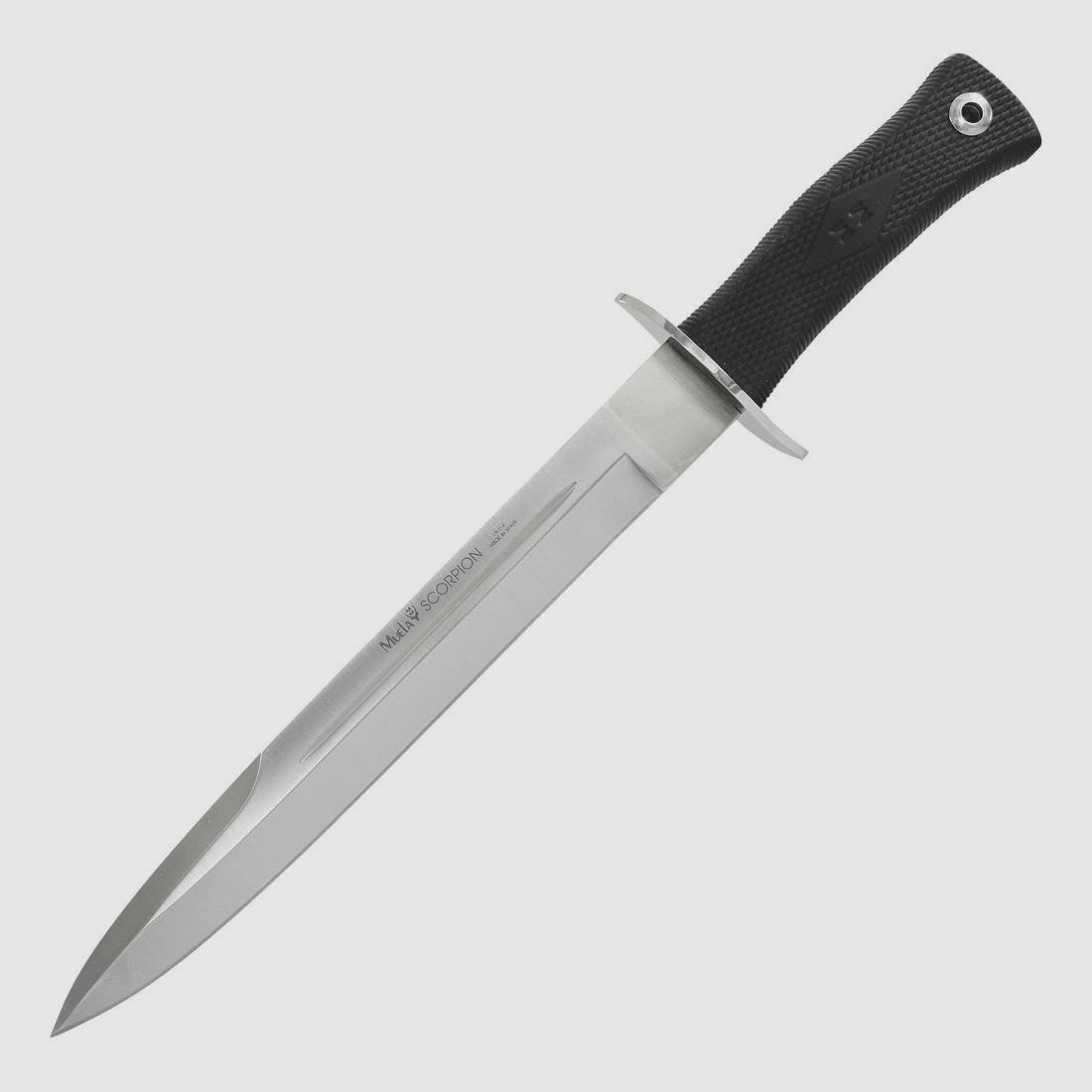 Muela Scorpion black and steel Messer